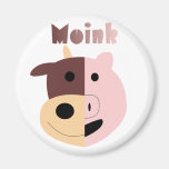 Cow + Pig = Moink magnet magnets