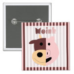 Cow + Pig = Moink pins / buttons