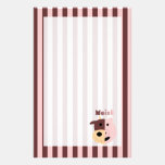 Cow + Pig = Moink striped stationary stationery