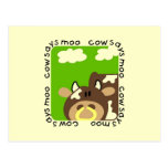 Cow Says Moo Tshirts and Gifts Postcard