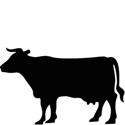 Cow Sculpture 01 Photo Cut Outs by Sveetly