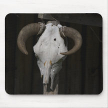 Cow Skull Mousepads