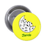 Cow Sleeping On The Moon Personalized Name Gift