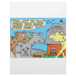 COW / SOUR CREAM HUMOR CARTOON LETTERHEAD DESIGN