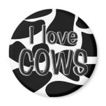Cow Spots Refrigerator Magnet