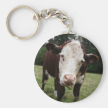 Cow Sticking Out Tongue Key Chain