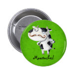 Cow with Moustaches Pin