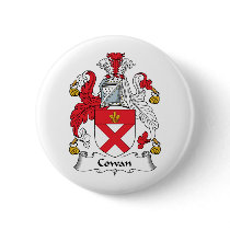 Cowan Family Crest Pinback Button