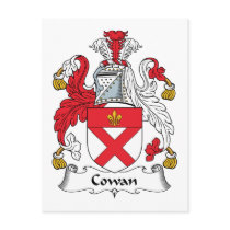 Cowan Family Crest Post Cards