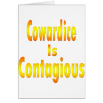 Cowardice Greeting Cards