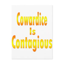 Cowardice Postcard