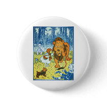 Cowardly Lion Pinback Buttons