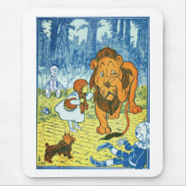 Cowardly Lion Mouse Pad