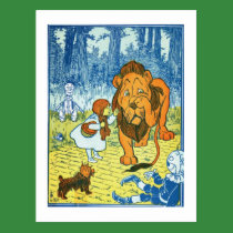 Cowardly Lion postcards