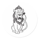 Cowardly Lion Sticker