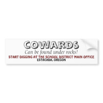 Cowards Bumper Stickers