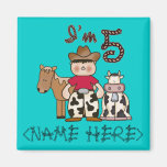 Cowboy  5th Birthday Fridge Magnet