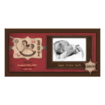 Cowboy Baby Photo Card