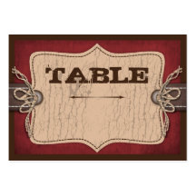 Cowboy Baby Table Card Flat Mini Business Card Template