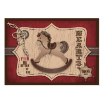 Cowboy Baby TY Gift Tag Business Card