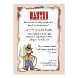 Cowboy Birthday Invitation
