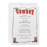 Cowboy Birthday Invitations