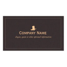 Cowboy Boot Business Card