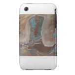 Cowboy Boot Phone Cover iPhone 3 Cases