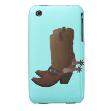 Cowboy Boots Case iPhone 3 Case