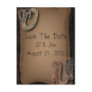 Cowboy Boots Western Wedding Stationery Postcards