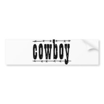 Cowboy Bumper Stickers