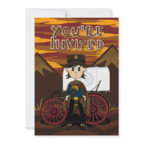 Cowboy & Chuck Wagon Party Invite