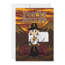 Cowboy & Chuck Wagon Party Invite