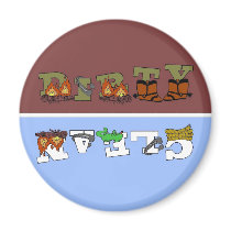 Cowboy Clean/Dirty Dishwasher Magnet magnets