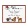 Cowboy/Cowgirl Baby Shower Invitation Postcard