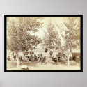 Cowboy Dinner Scene 1887 posters