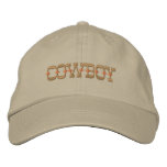 Cowboy Embroidered Baseball Caps