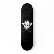 Cowboy, Eye shot out! Skateboard