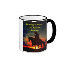 Cowboy freedom mug