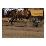 Cowboy Gets a Kick out of Bronc Riding Cards