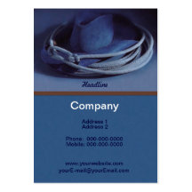 Cowboy Hat Business Card