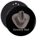 Cowboy Hat Dad buttons