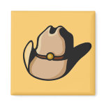 Cowboy Hat Fridge Magnet