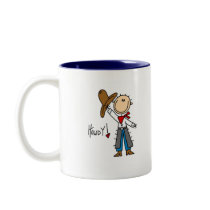 Cowboy Howdy T-shirts and Gifts Coffee Mug