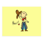 Cowboy Howdy T-shirts and Gifts Postcard