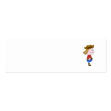 Cowboy illustration. business cards