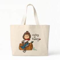 Cowboy in Training Tshirts and Gifts Canvas Bags