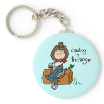 Cowboy in Training Tshirts and Gifts Key Chain