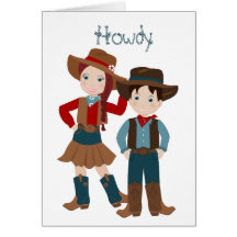 Cowboy Kids Cards