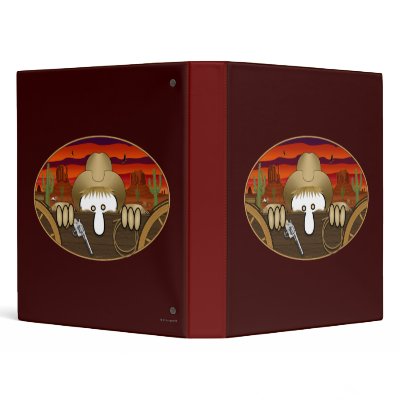 Cowboy Kilroy Avery Binder by kilroyworld